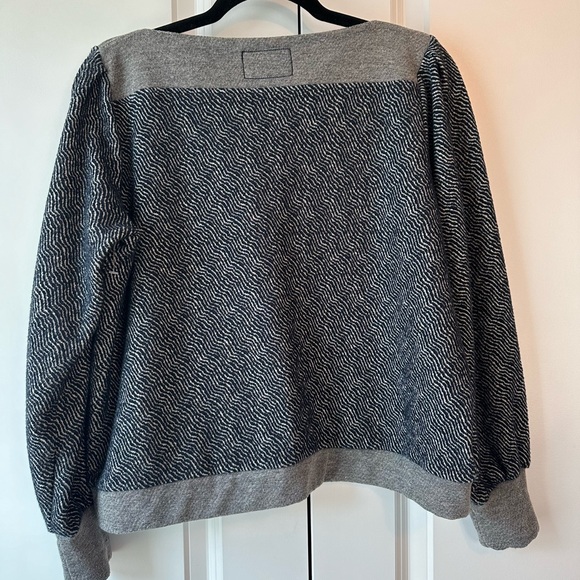 Sita Murt Sweatshirt Jacquard Blue and Gray (Size L) - Picture 2 of 9